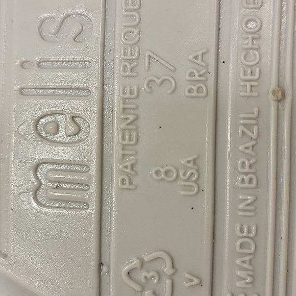 Karl Lagerfeld X Melissa Rubber Heels Shoes Size 8 - Picture 6 of 9